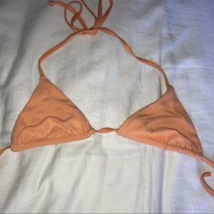 Frankie’s coral/ orange bikini top